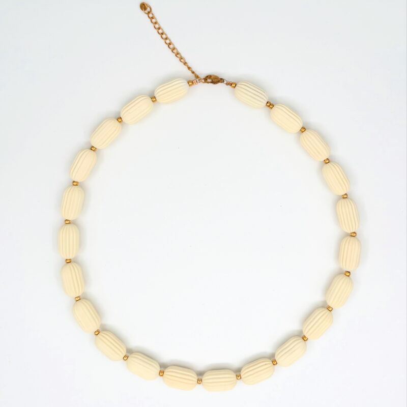 Witte statement ketting